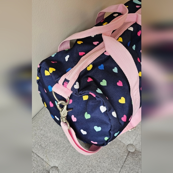 Pottery Barn JULIA duffle/gymnastic/sports hearts bag - Picture 8 of 11